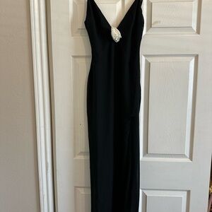 White Fox Boutique Black Backless Dress
